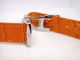 22mm Replacement Orange Leather Band for Omega watch (2)_th.jpg